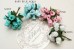 Artificial Flower on wire "Mini Buds (colours)" - 1.5 cm - Pack of 12